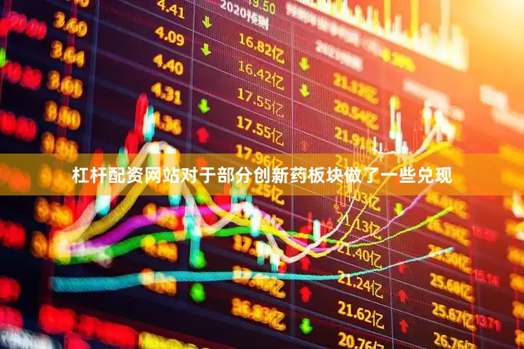 杠杆配资网站对于部分创新药板块做了一些兑现